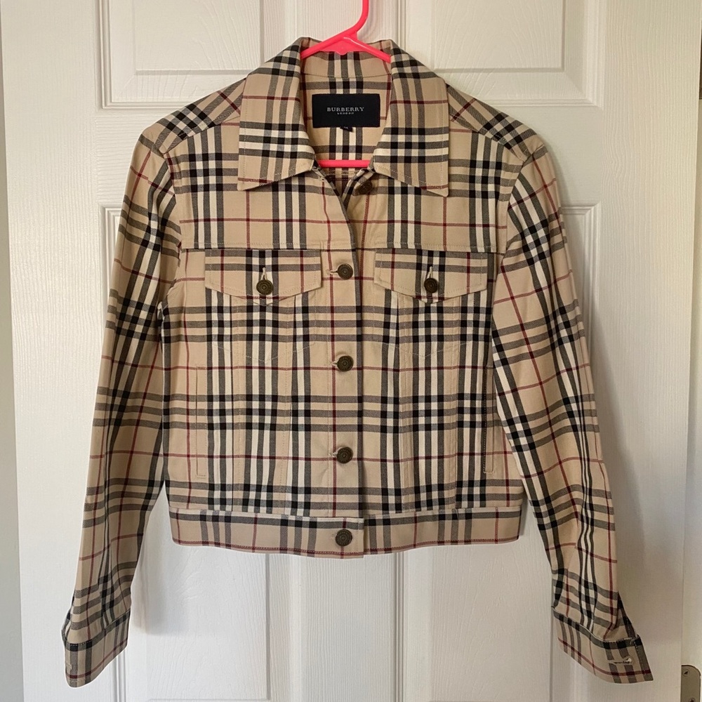 Burberry boxy jacket